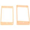 Sconosciuto Crema Pickup Humbucker Curve Cornici Anelli Di Fissaggio Per Chitarra Elettrica Lp