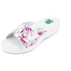 JOMIX Ciabatte Donna Estive Comode Ciabatte Donna Casa Estive Zeppa Pantofole Ortopediche Anatomiche a Strappo ITD1463-9 (Rossette Fuxia, 38)