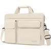 MOSISO 16 pollici Borsa Tracolla Laptop,15-15,6 pollici Custodia PC Compatibile con MacBook Air 15/Pro 16/Pro 15,Dell XPS Plus, Borsa Tracolla con Apertura Laterale&4 Tasche Cerniera, Sabbia