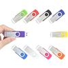 ENUODA Chiavetta USB 16GB 10 Pezzi Pennetta Girevole Memoria USB 2.0 Unità Flash Drive per PC, Laptop,TV con Luce LED (10 Multicolorato)