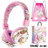 AXFEE Cuffie Bluetooth per Bambini,Cuffie Bluetooth Per Bambini Unicorno