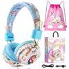 AXFEE Cuffie Bluetooth per Bambini,Cuffie Bluetooth Per Bambini Unicorno