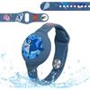 AXFEE Bracciale in Morbido Silicone per Bambini, per Apple Airtag, Blu