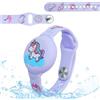AXFEE Bracciale in Morbido Silicone per Bambini, per Apple Airtag, Viola