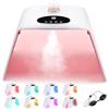 Yokilly Maschera Led Viso: Funzione Spray Maschera Viso Macchina - Design Della Piega Maschere Per Il Viso Red Light - 7 Colori LED Mask