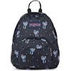JanSport, mini zaino da mezza pinta, compatto per tutti i giorni, con tasca portaoggetti frontale, capacità 10 L, 25 x 22 x 10 cm, nero pastello