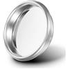Nogeqi Filtro in acciaio inox da 58 mm, filtro per risciacquo, filtro per macchine da caffè, filtro di ritorno per filtro, 58 mm, per gli amanti del caffè, accessori di ricambio
