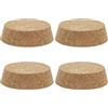 BENECREAT 4 tappi in sughero, tappi affusolati per bottiglie di vino, tappi di ricambio per vini, bottiglie decorative, barattoli, arte, artigianato fai da te, 9 x 7,8 cm