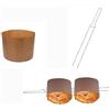 CUSTOM PRINT SHOPPING SET PREPARAZIONE PANETTONE 10 FORME PANETTONE DA 500 GR + 1 SPILLONE PANETTONE 50 CM