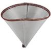 Focket Gocciolatore per caffè pour Over, Filtro per caffè a Cono Riutilizzabile in Acciaio Inox per, per Chemex, per caffettiera Filtro per caffè a Maglia fine Senza