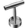 Generic Pressa per hamburger, utensile da cucina antiaderente, in acciaio inox, per cucinare, grigliare, barbecue