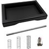 HEBEOT Kit di modifica vassoio antigoccia sottile a basso profilo per Gaggia Classic Pro Low Profile (set da 6 pezzi)