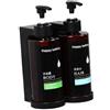 TAIZhiChen 2x Dispenser di Sapone Liquido per Le Mani con Pompa Vuota Da Parete, Impermeabile, per Cucina, Bagno, Hotel, Fattoria