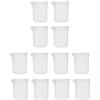Hperu 250 ml di misurazione di misurini Misurazione brocca tazza di plastica set da 250 ml di becher graduato per i liquidi da cucina 12pcs