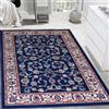 GBiancheria TAPPETO SALOTTO MOTIVO PERSIANO ROYAL SHIRAZ 9702 BLU (70x240)
