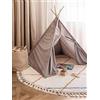 RugVista Corinna Tappeto per bambini, Ø 150 cm, Bianco/Multi