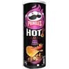 Pringles Flame Spicy BBQ | Snack Salato al gusto di Salsa Barbecue Piccante|Vegetariano| confezione singola da 160g (1 x 160g)