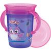 Nuby Tazza Wonder 360 con Manici - 240ml - VIOLA 6 Mesi