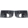 YWHPHY 2 pezzi Paraurti anteriore auto Fendinebbia Telaio di copertura della lampada Compatibile con Subaru Impreza WRX STi 2011-2014 Fendinebbia Fendinebbia Tappo di finitura del cofano Coperchio Lunetta