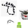 MOTO SPORT MONDO COMPATIBILE CON SUZUKI Swift III 5P anno 16 in poi X PORTA BICICLETTA POSTERIORE DA PORTELLONE AUTO PER 3 BICICLETTE PORTABICI REGOLABILE PORTATA MASSIMA 45KG