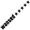 Generic Auto Wanted Sticker - Decali Motori A Cinque Stelle | Segno Finestrino Adesivo Riflettente per Paraurti Automobilistici, Rating Etichetta di Visualizzazione Veicolo per Veicoli per Camion Moto