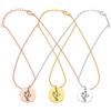 Generic Collana bouquet con più fiori di nascita combinati, gioiello di famiglia