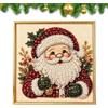 Generico Arte con perline Con Cornice Natalizia Divertente Decorazione Estetica Casa | Kit fai da te di arte con perline per quadri di perle Per Adulti Donne Uomini Feste Casa Soggiorno Studio Compleanno