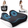 MORPAN Cuscino Coccige Ergonomico Memory Foam per Sedia Ufficio e Auto