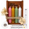 KORVORIA Set Regalo di Candele, "Prendi ciò di cui hai Bisogno" Candele