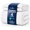 NORA HOME Piumino 4 Stagioni 220x220, Piumone Letto Matrimoniale 2 in 1