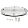D-lite Plafoniera LED 12v per Camper, Luce Calda 3000K, Ovale 25X11CM | Illuminazione Interna con Interruttore, con Luce Blu, Lampada da Soffitto per Furgone Caravan Roulotte
