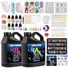 TOSUTO Resina Epossidica Trasparente Kit Principianti 1020ml - Rapporto 1:1 Colla Resina Epoxy con Indurente per Principianti per la Creazione di Gioielli, Pendenti per Collane, Fai da Te