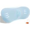 SOMLAW Cuscino Lombare Ergonomico in Memory Foam, Lumbar Support Pillow, Cuscino Schienale, Supporto Schiena Ortopedico per Sedia da Ufficio, Auto e Casa, Traspirante, Lavabile (Blu)