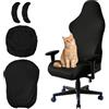 VGECEE Set 4 Coprisedia Gaming Elasticizzata, Coprisedia da Gaming con Braccioli
