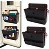 QUSLLIS Set da 2 Organizer per Porta - Organizzatore Pieghevole e Portatile per Camper, per Porte e Muri, Salvaspazio, Ideale per Campeggio, Van, Cucina, Ufficio, Camera da Letto e Altro
