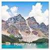 Vasemouh Cornice 40x40,Perfetto per Casa, PVC Cornice Bianca,1 Pezzo