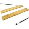 CBRVTY Supporto per bastoncini di incenso, in bambù, per meditazione, yoga, interni ed esterni (3,6 cm, 2 pezzi)