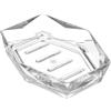 Feridras Diamante Portasapone, Bianco, 3.6x14.5x11.5 cm
