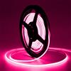 Tayire DC12V COB Striscia LED Rosa Larghezza 4mm, 5m 480LEDs/m Flessibile Luci LED Nastro Super Luminosa Luci di striscia LED COB per Feste,Bancone,Decorazioni per la casa(alimentatore non incluso)