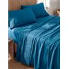 BEDSURE Set di lenzuola Queen Size, 1800 lenzuola, per letto matrimoniale, 4 pezzi, lenzuola e federe