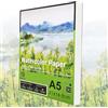ESENG® Carta Premium per Acquerelli, 100% Cotone, DIN A5 - 30 Fogli, 300 g/m² - Bianca, Blocco per Acquerelli, Carta per Acquerello, Disegno, Pittura