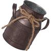 FOLODA Country Styles Vaso in Metallo Rustics Latte Decorativo Lattina Per Case E Giardino Decorazione Francese Country Vaso Casali Decori