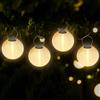 GAOUTO 4 lanterne solari per esterni: 20 cm, lanterna solare per esterni, sensore di luce, lanterna a LED, impermeabile, luce bianca calda, da appendere, lanterna da giardino, per giardino, terrazza