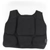 harayaa Parapetto da Arti Marziali Gilet Protettivo Pettorina Corpetto Imbottito con Chiusura Laterale E Supporto Dorsale per , Nero , S Adatto Per Altezza 100-120CM