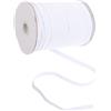 Housoutil Cinturino Elastico per Scarpe da Balletto Bianco 10mm in Fibra di Polipropilene 1 Rotolo 91 Metri per Stabilità e Affidabilità in Occasioni di Danza