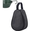 Gungtj Organizer per ciotole da campeggio, borsa da di grande capacità, portatile da campeggio, da cucina, accessorio indispensabile per lo zaino in spalla, 20 x 14 x 10 cm, per