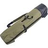 wisoolkic Borsa per canna da pesca con tracolla Custodia a 5 poli Grande capacità per impieghi gravosi all'aperto Professionisti Principianti