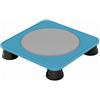 Ronyme Trampolino per Bambini Mini Trampolino Retangolare Superficie di Salto Testurizzata Bordi Arrotondati Piedini Stabili in PP EVA Elastico a 360 Gradi, Blu