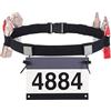 Générique Numero Di Corsa | Concorrente Bib Running | Cintura Numero Di Corsa | Sportiva | Black and Trail Running Race Belt, Offre Fibbia Regolabile, Cerchi