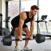 Xolmizyn Set di manubri corti 2 in 1, 40 kg, con tubo di collegamento per bilanciere, per allenamento con manubri, sport di forza, fitness a casa, colore nero e rosso